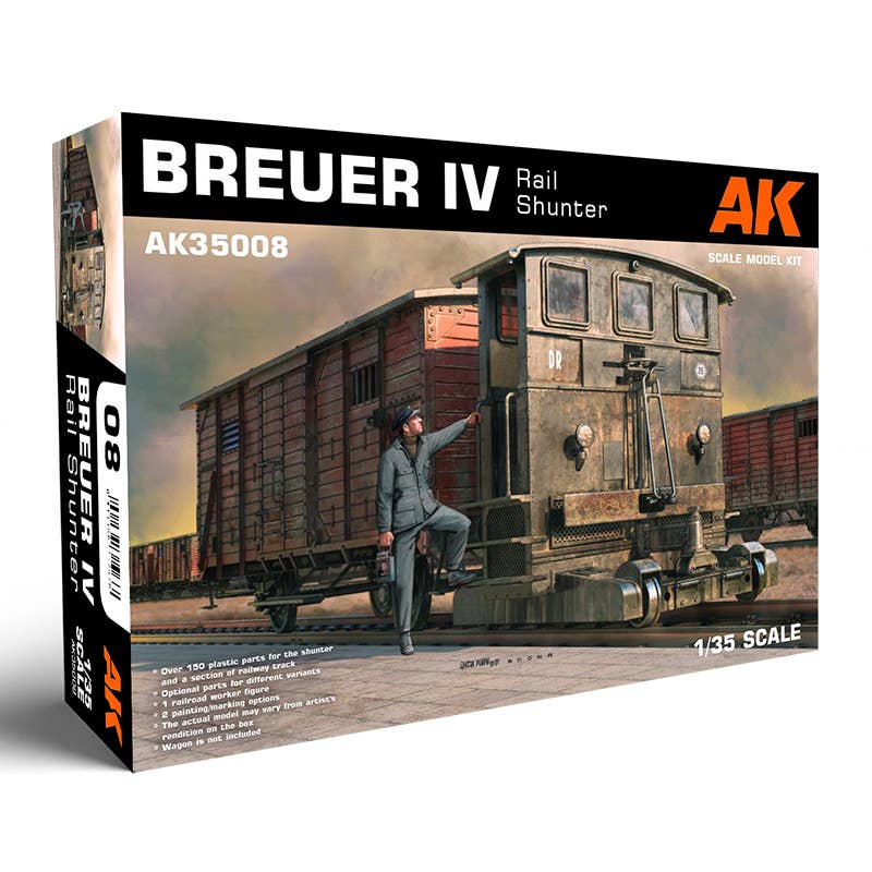 AK Interactive 1/35 Breuer IV Rail Shunter | 8435568312678