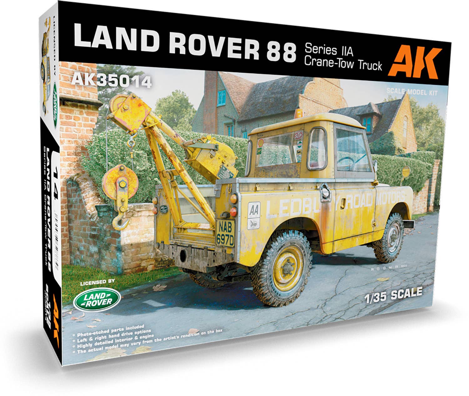 AK Interactive 1/35 Land Rover 88 Series IIA -Crane / Tow Truck | 8435568328839