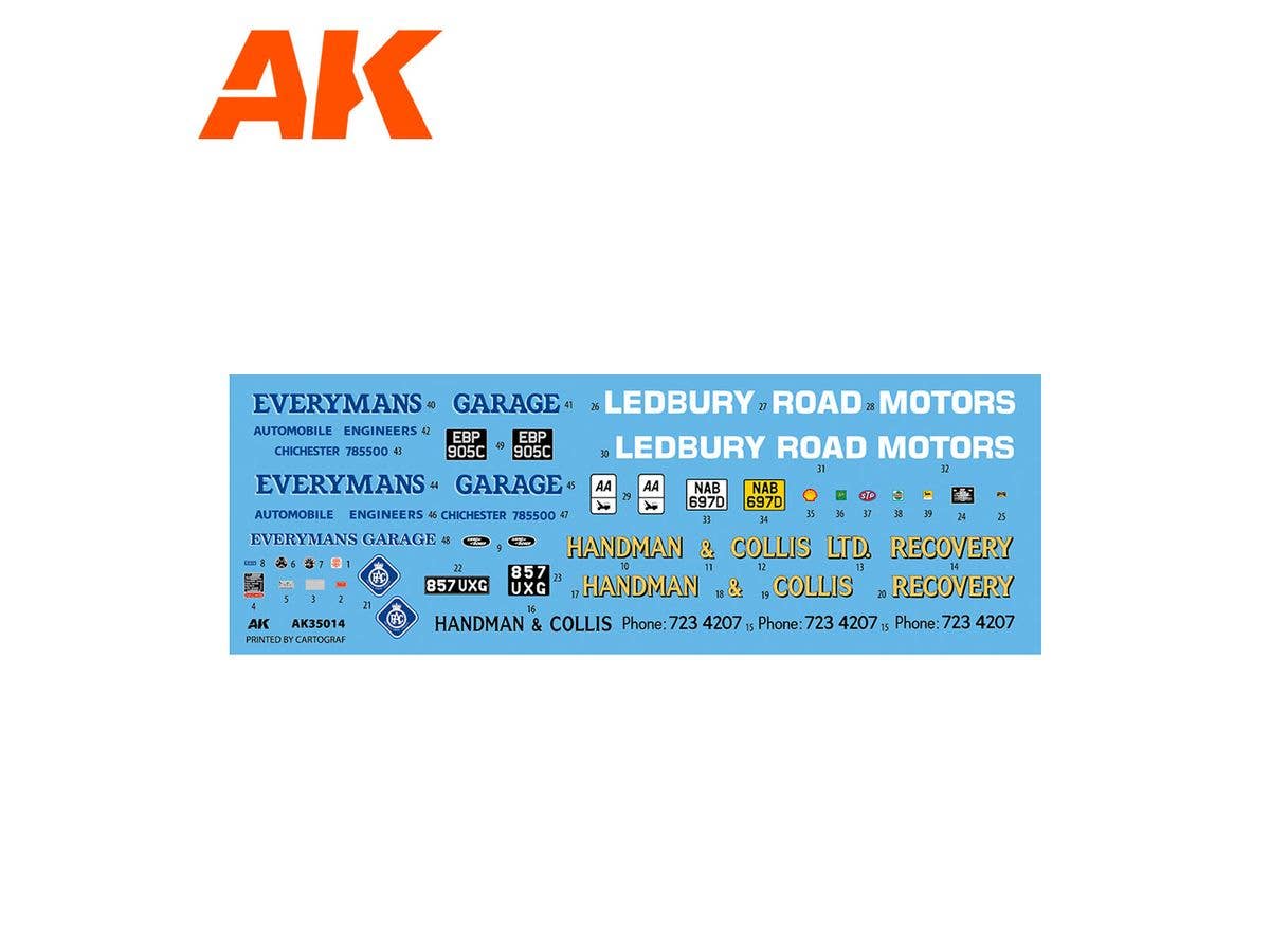 AK Interactive 1/35 Land Rover 88 Series IIA -Crane / Tow Truck | 8435568328839