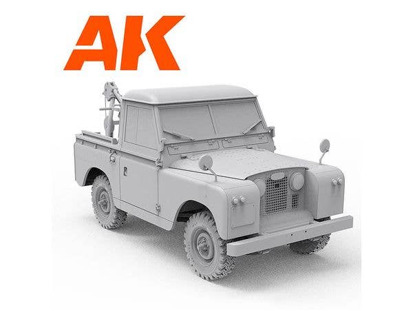 AK Interactive 1/35 Land Rover 88 Series IIA -Crane / Tow Truck | 8435568328839