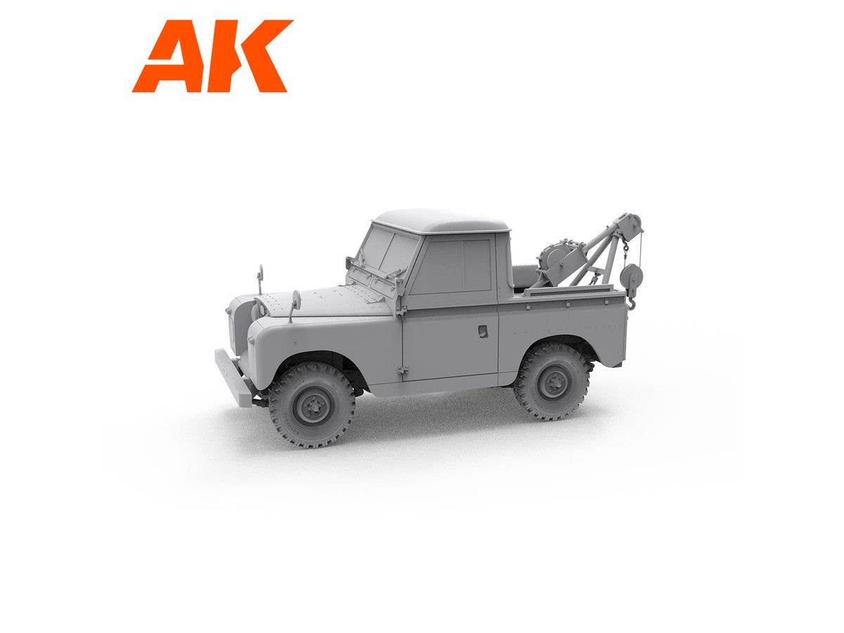 AK Interactive 1/35 Land Rover 88 Series IIA -Crane / Tow Truck | 8435568328839