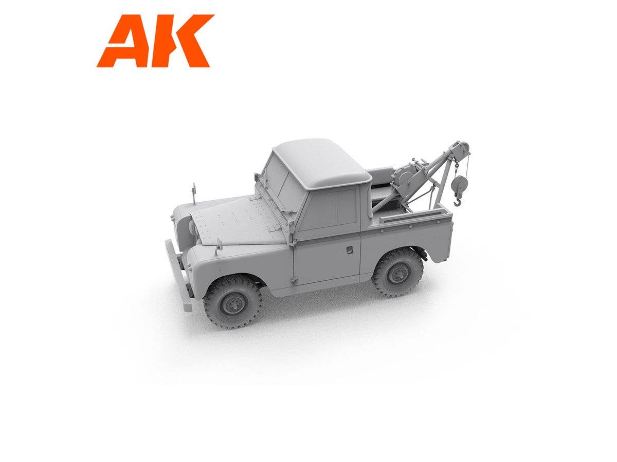 AK Interactive 1/35 Land Rover 88 Series IIA -Crane / Tow Truck | 8435568328839
