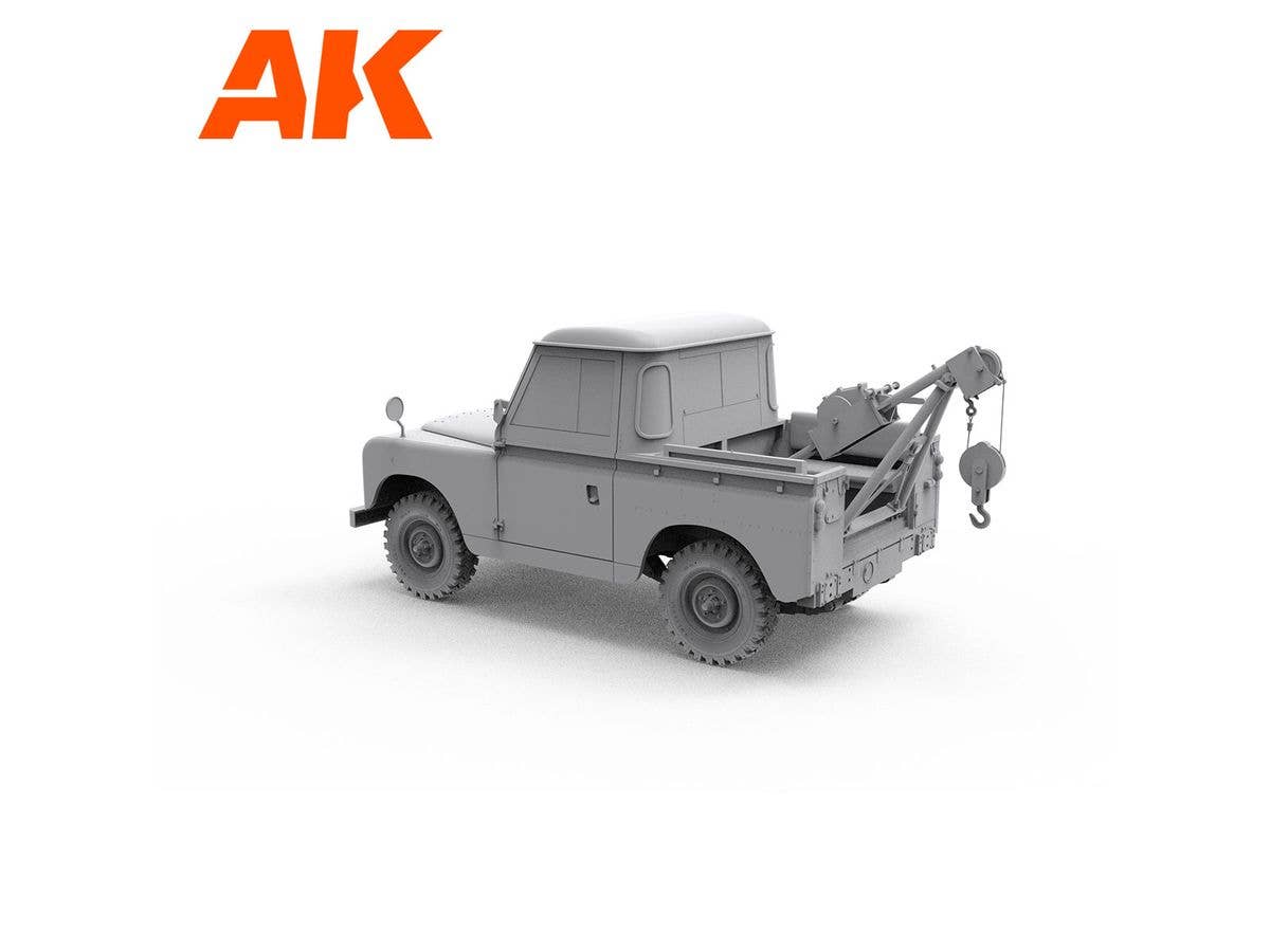 AK Interactive 1/35 Land Rover 88 Series IIA -Crane / Tow Truck | 8435568328839