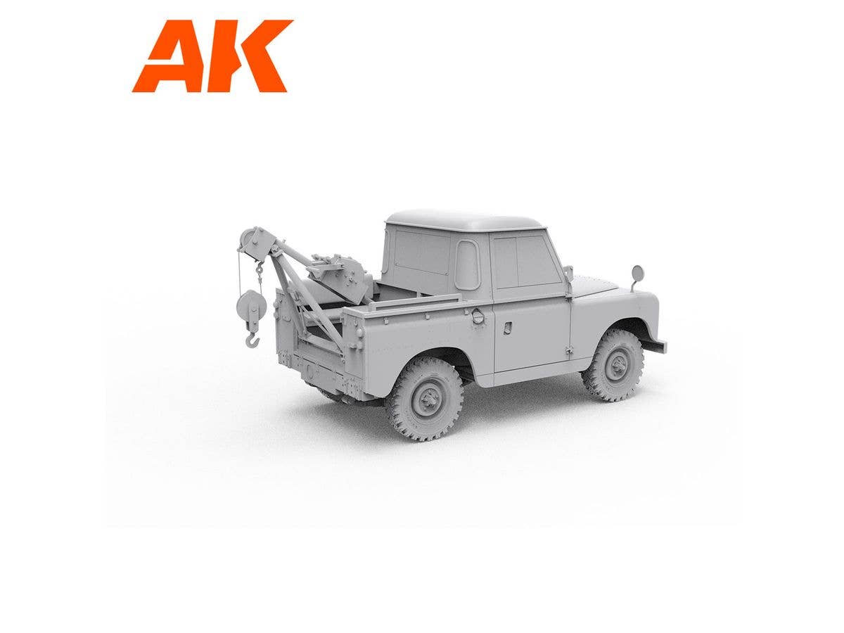 AK Interactive 1/35 Land Rover 88 Series IIA -Crane / Tow Truck | 8435568328839