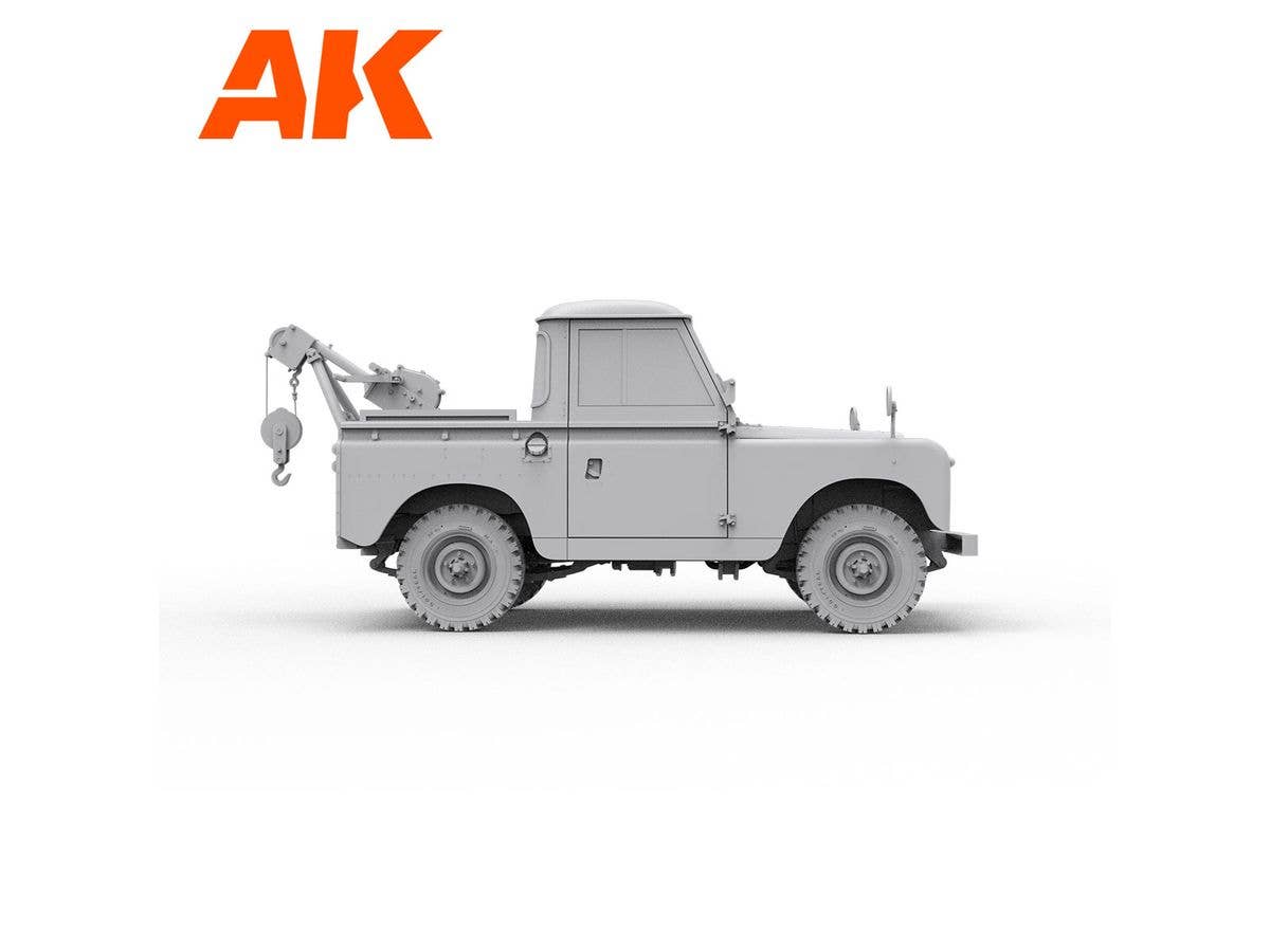 AK Interactive 1/35 Land Rover 88 Series IIA -Crane / Tow Truck | 8435568328839