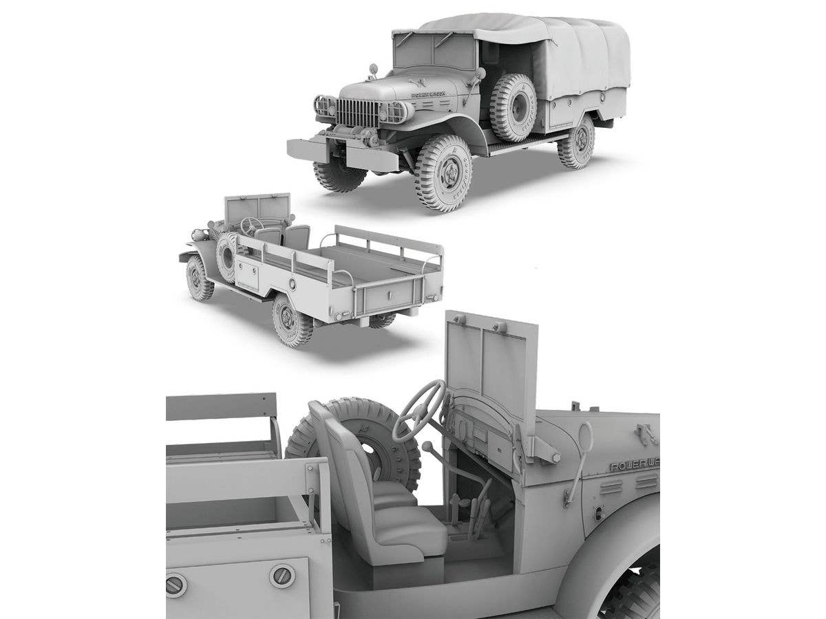 AK Interactive 1/35 IDF Power Wagon WM300 w/winch | 8435568342439