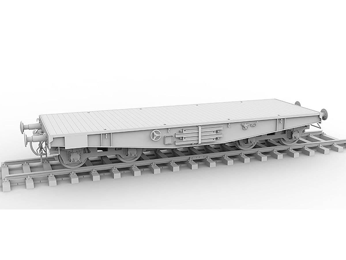 AK Interactive 1/35 German Railway Schwerer Plattformwagen Type SSYS | 8435568328877