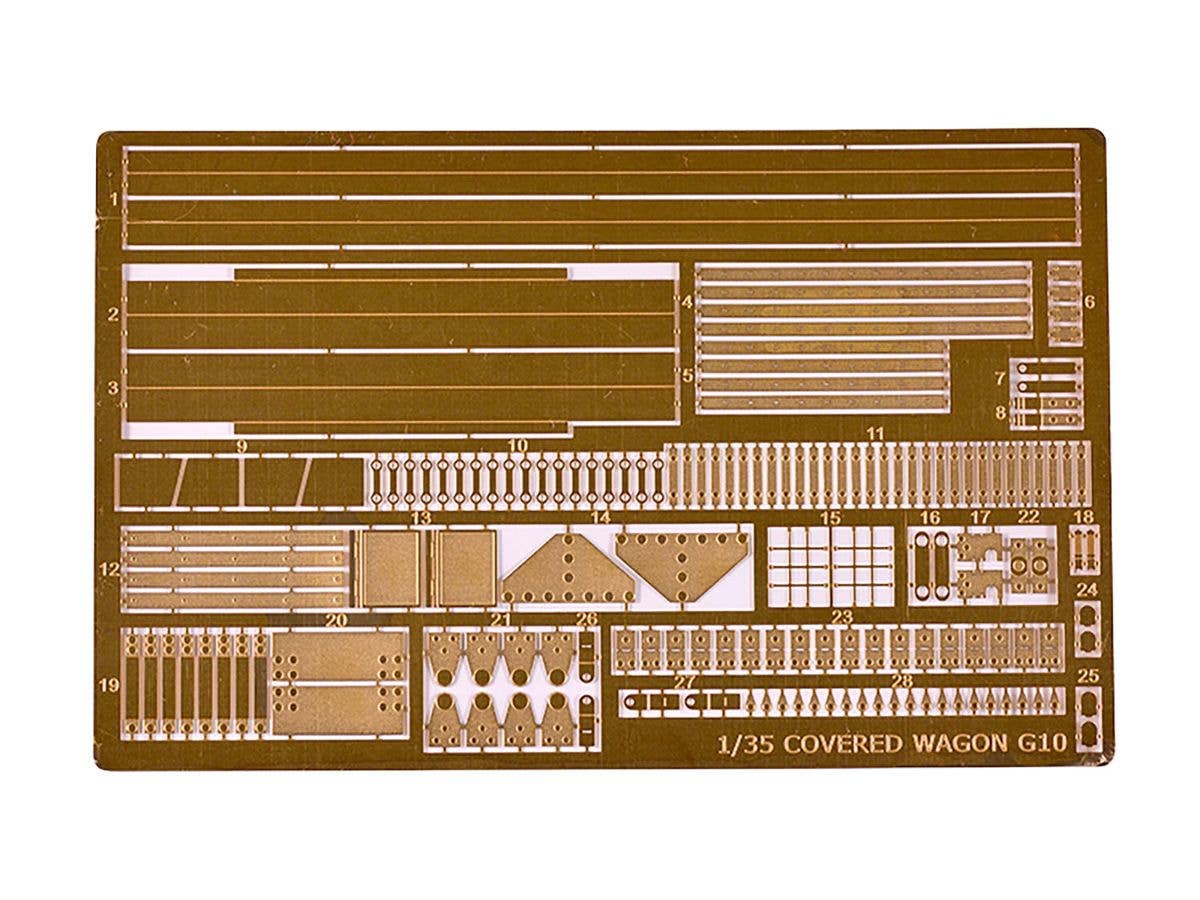 AK Interactive 1/35 German Railway Covered G10 Wagon Gedeckter Guterwagen G10 | 8435568328884