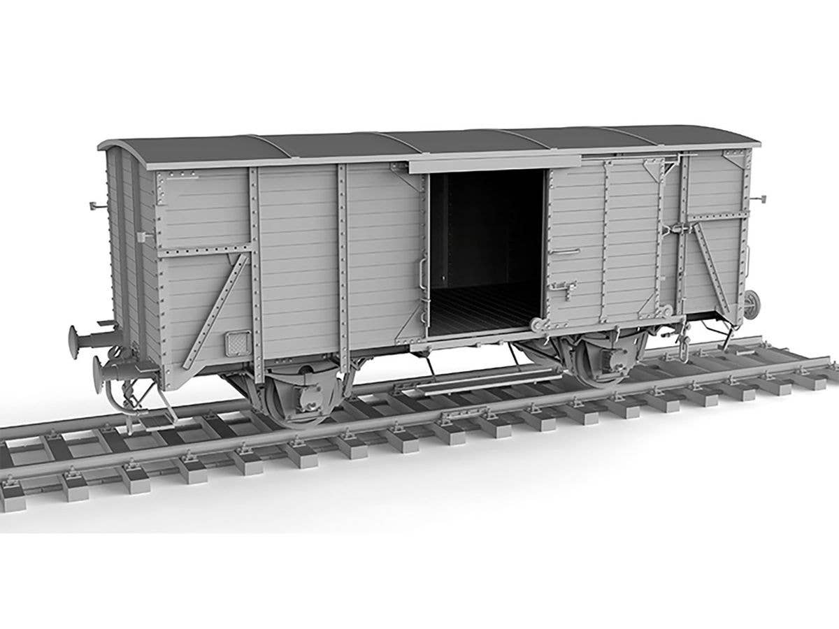 AK Interactive 1/35 German Railway Covered G10 Wagon Gedeckter Guterwagen G10 | 8435568328884