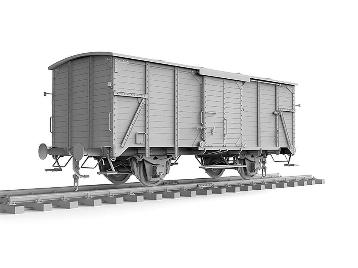AK Interactive 1/35 German Railway Covered G10 Wagon Gedeckter Guterwagen G10 | 8435568328884