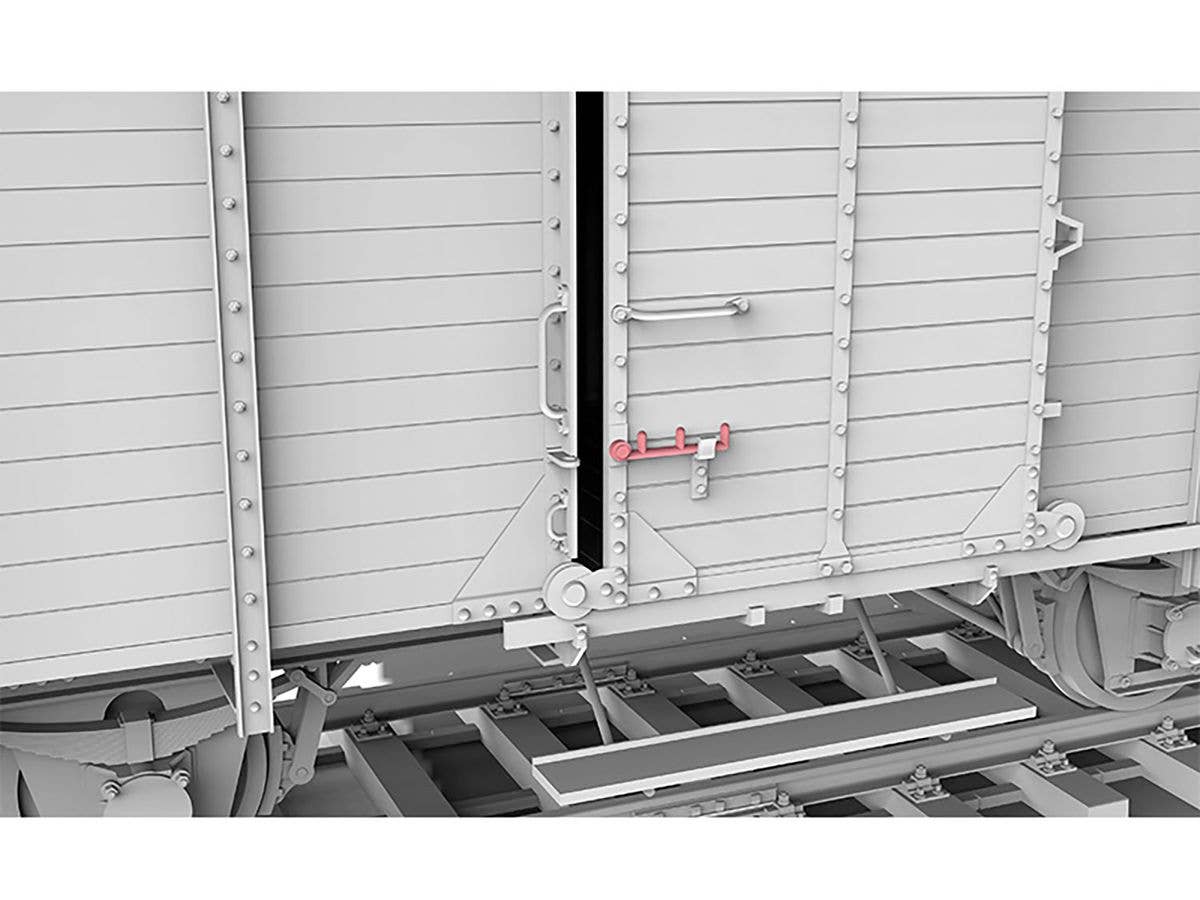 AK Interactive 1/35 German Railway Covered G10 Wagon Gedeckter Guterwagen G10 | 8435568328884