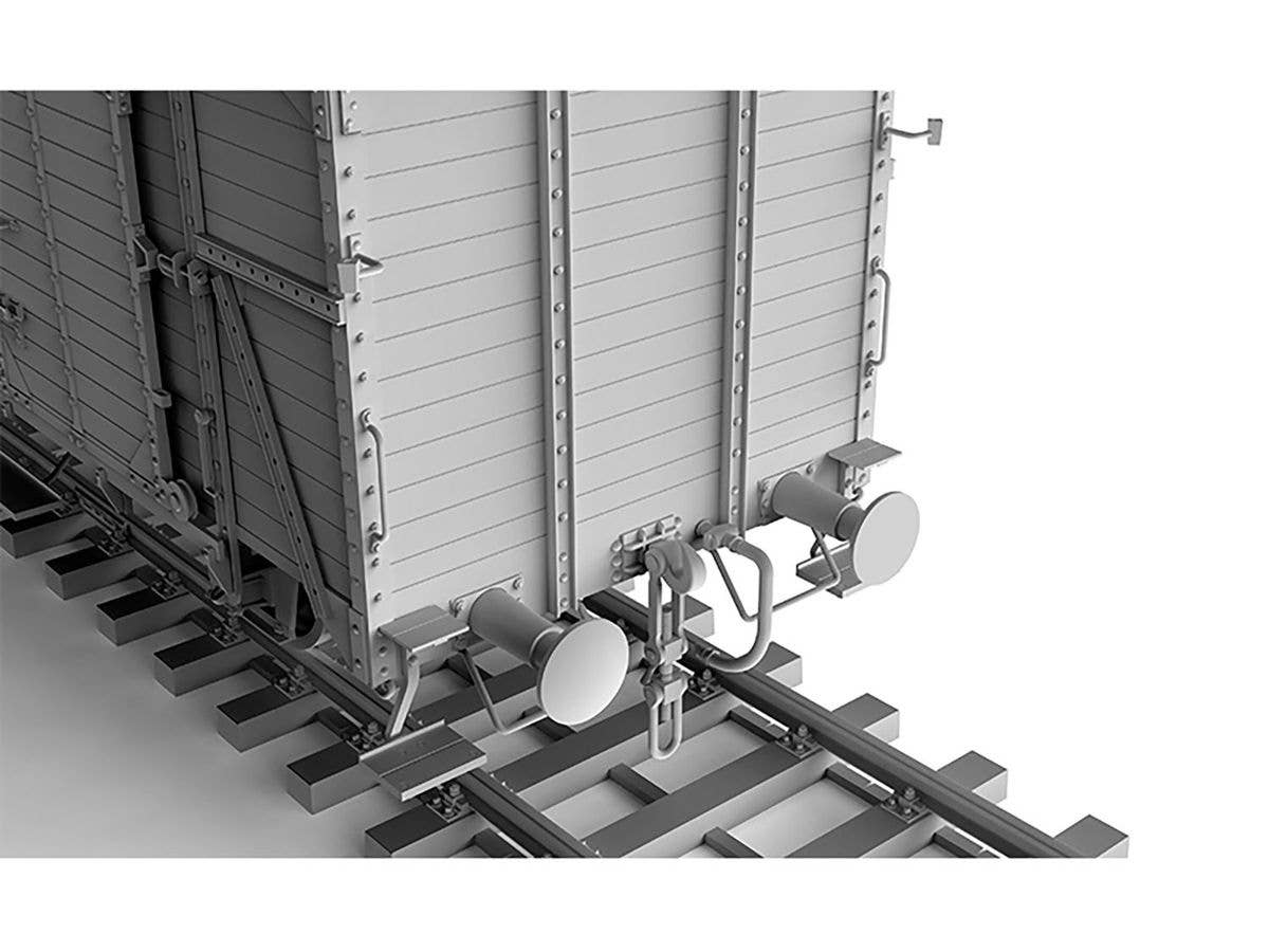 AK Interactive 1/35 German Railway Covered G10 Wagon Gedeckter Guterwagen G10 | 8435568328884