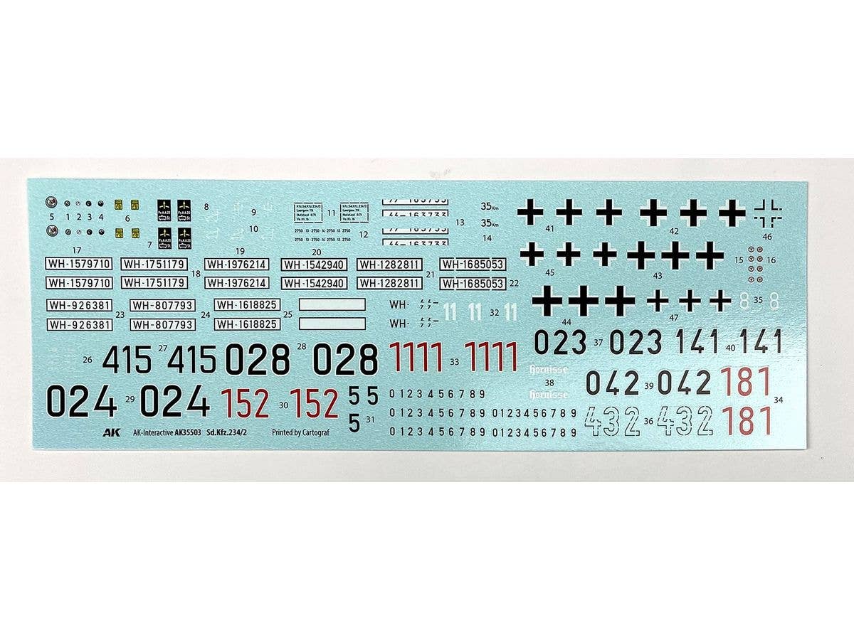 AK Interactive 1/35 SD.KFZ.234/2 PUMA Plastic Model Kit | 8435568328891