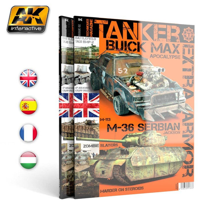 AK Interactive TANKER 02 'EXTRA ARMOR' - English | 8436535576895
