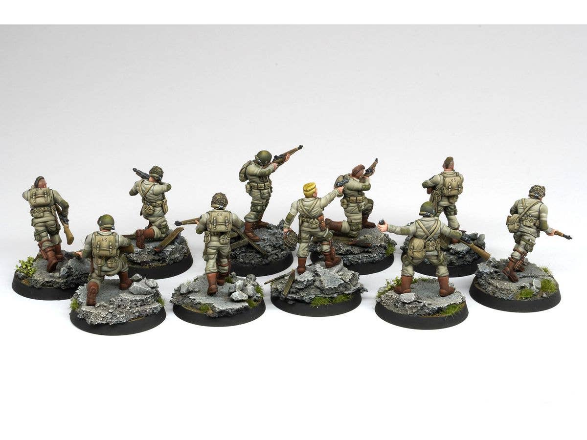 AK Interactive FORTUNATE SONS 101st Airborne Division (10 Miniatures) Figures | 8435568339293
