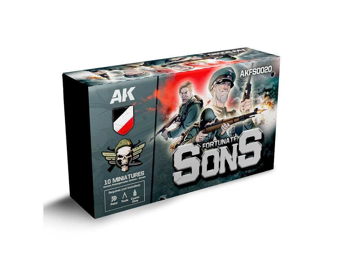 AK Interactive Fortunate Sons Panzergrenadier Division (10 Miniatures) | 8435568339309