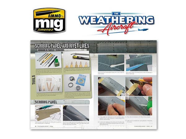Ammo Mig The Weathering Aircraft Issue 01: Panels (English) | 8432074052012