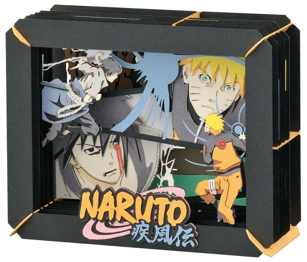 Ensky Paper Theater PT-125 Naruto Shippuden Naruto and Sasuke "Naruto" (Box/6) | 4970381199609