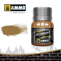Ammo Mig Dio Drybrush Acrylic Paint 40ml - Light Brick | 8432074006268