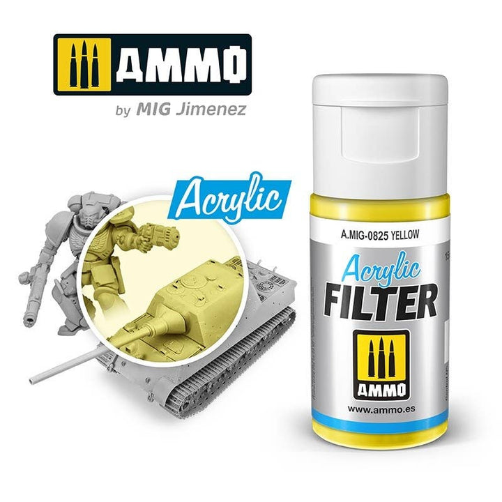 Ammo Mig Yellow Acrylic Filter | 8432074008255