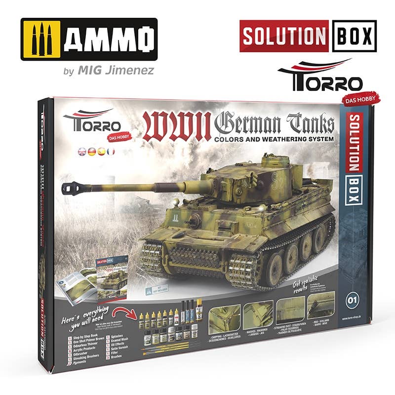 Ammo Mig WWII German Tanks Solution Box | 4250229627830