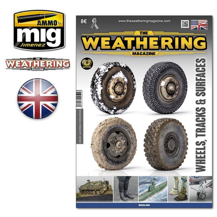 Ammo Mig The Weathering Magazine No 25: Wheels, Tracks & Surfaces (English) | 8432074045243