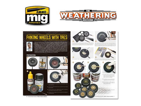 Ammo Mig The Weathering Magazine No 25: Wheels, Tracks & Surfaces (English) | 8432074045243