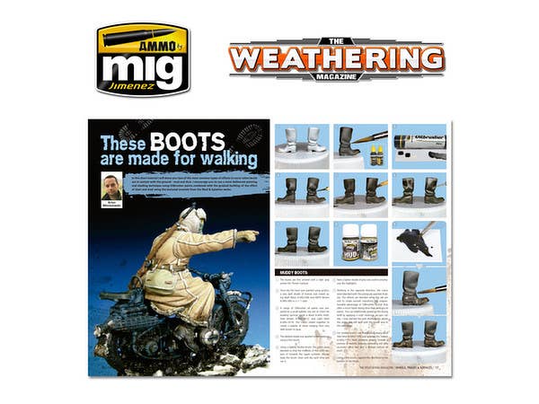 Ammo Mig The Weathering Magazine No 25: Wheels, Tracks & Surfaces (English) | 8432074045243