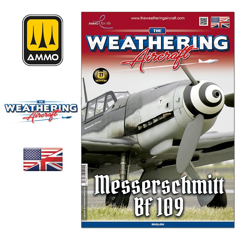 Ammo Mig THE WEATHERING AIRCRAFT 24 - Messerschmitt Bf 109 (English) | 8432074052241