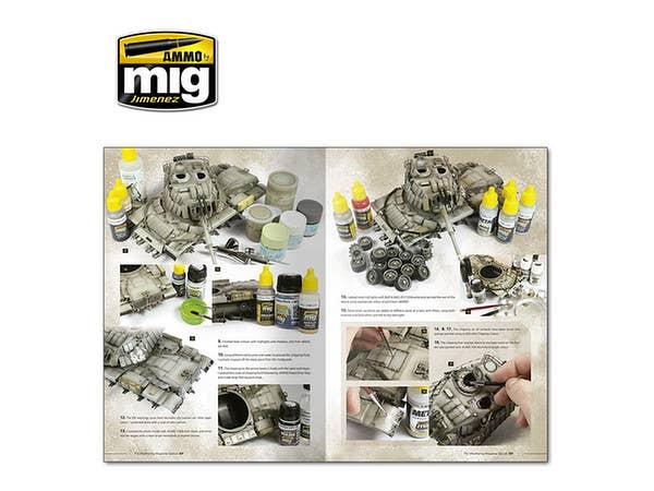 Ammo Mig How to Paint IDF Tanks - Weathering Guide (English) | 8432074061281