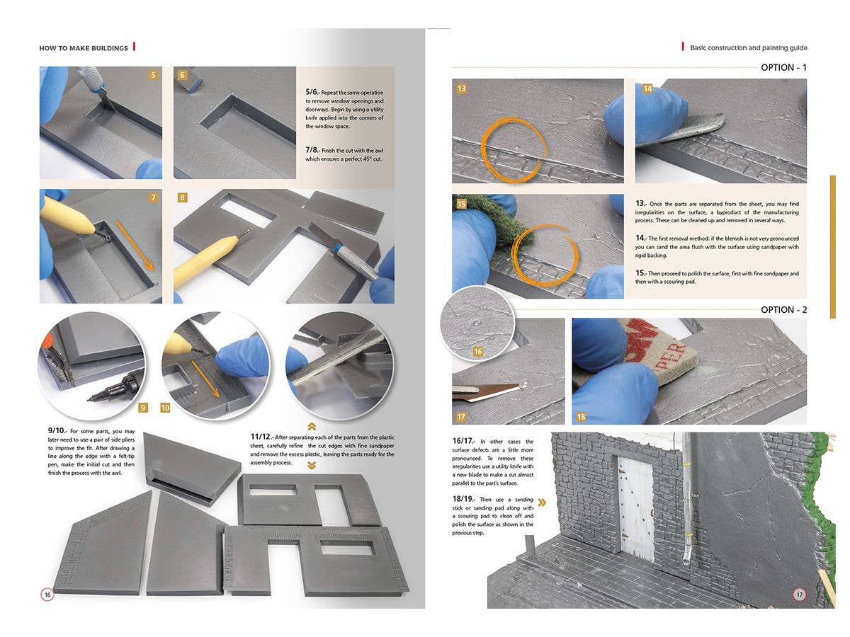 Ammo Mig How to Make Buildings - Basic Construction (English) | 8432074061359