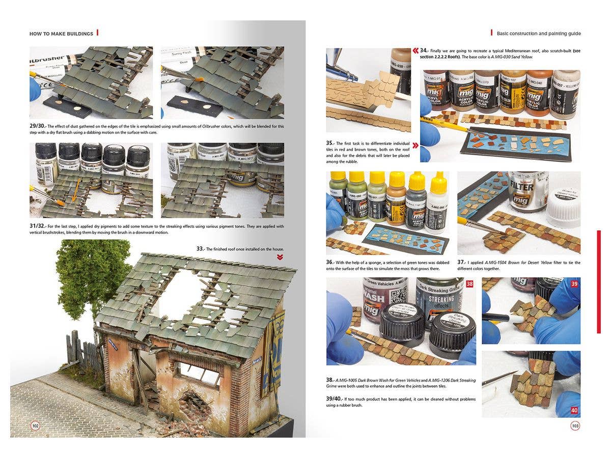 Ammo Mig How to Make Buildings - Basic Construction (English) | 8432074061359