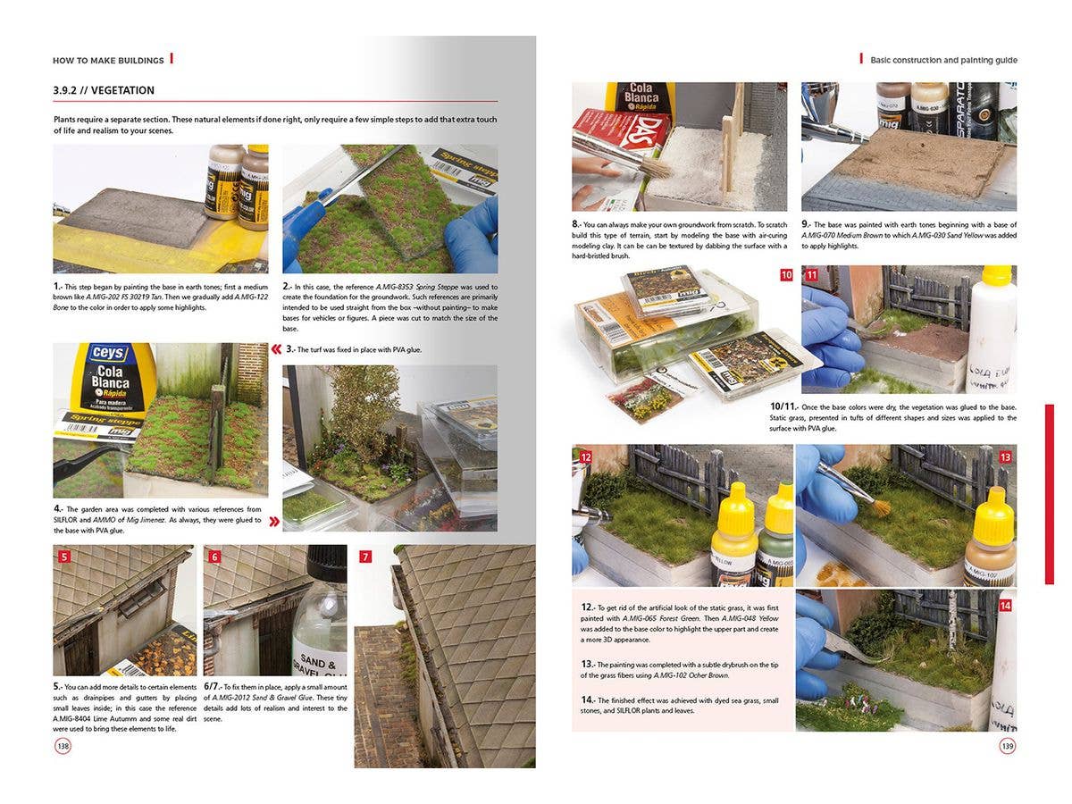 Ammo Mig How to Make Buildings - Basic Construction (English) | 8432074061359