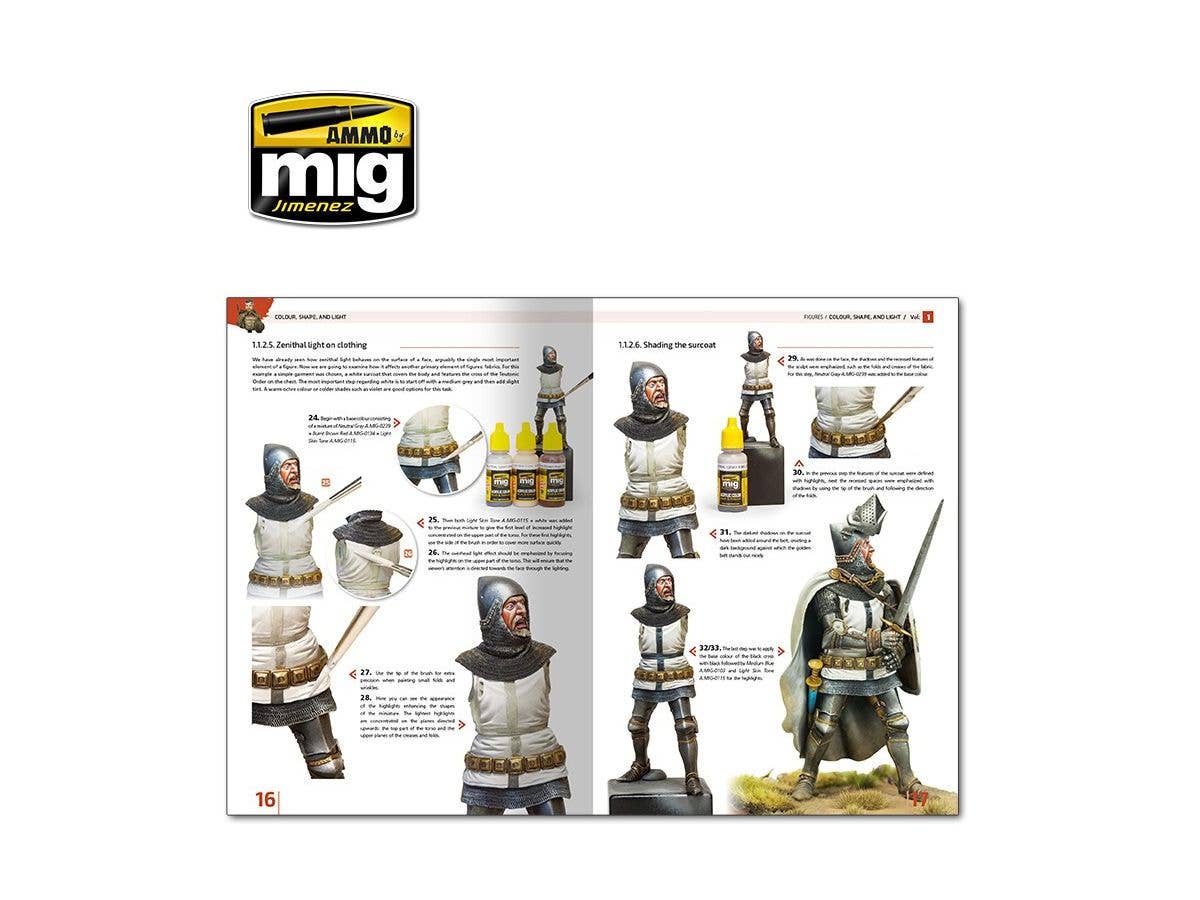 Ammo Mig Encyclopedia of Figures Modelling Techniques - Vol. 1: Colour, Shape and Light (English) | 8432074062219