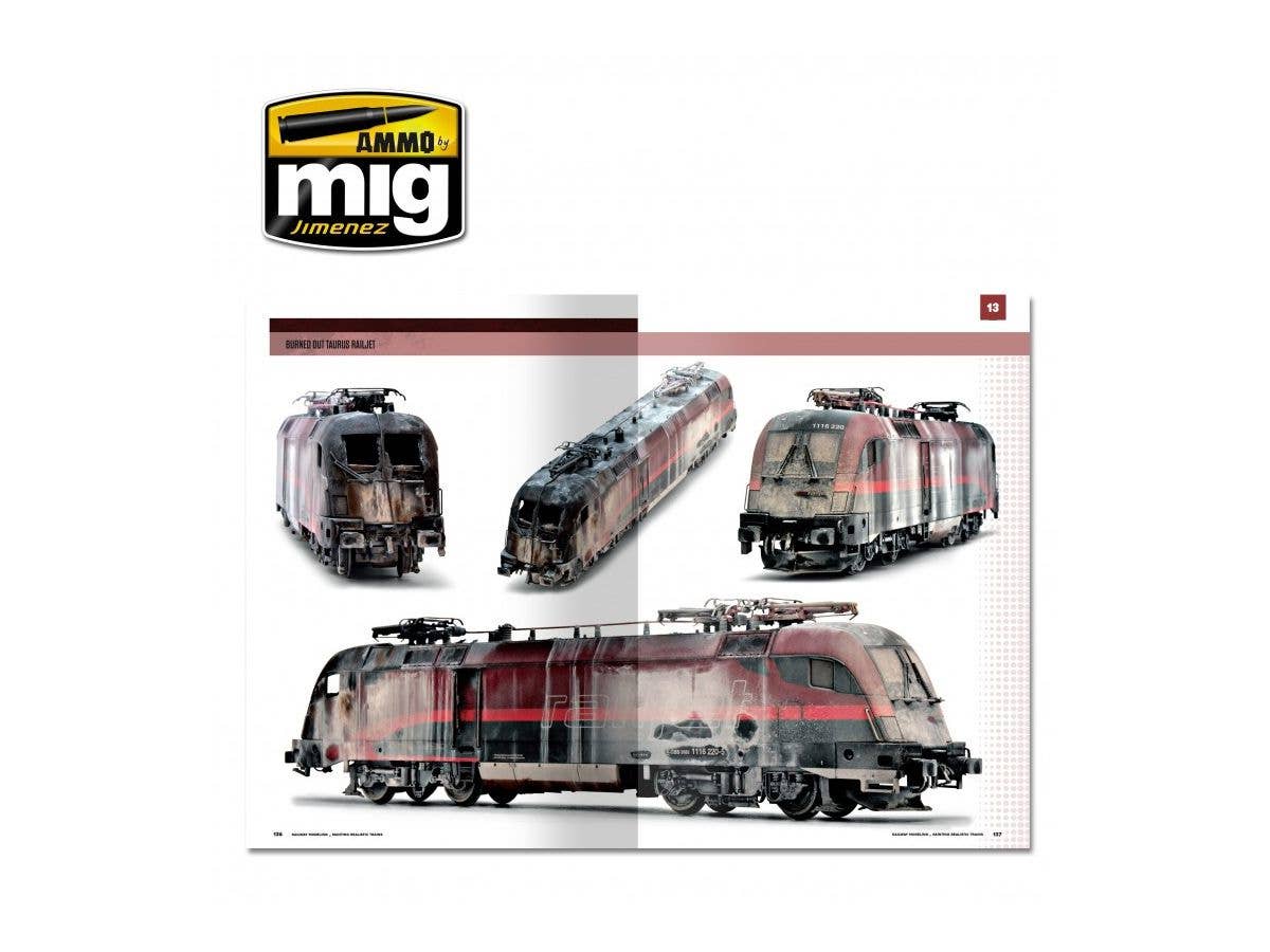 Ammo Mig Modelling School: Railway Modelling Painting Realistic Trains (English) | 8432074062509