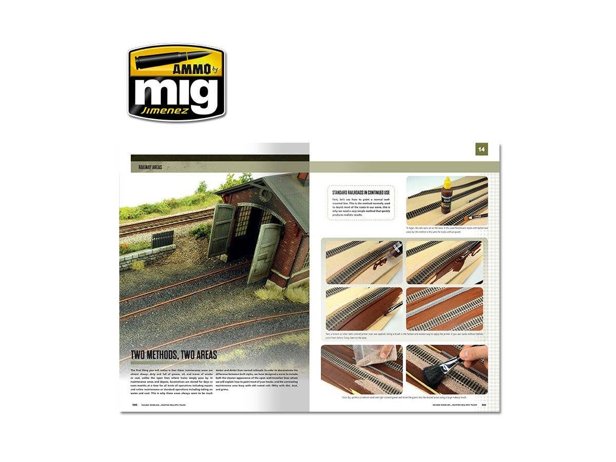 Ammo Mig Modelling School: Railway Modelling Painting Realistic Trains (English) | 8432074062509