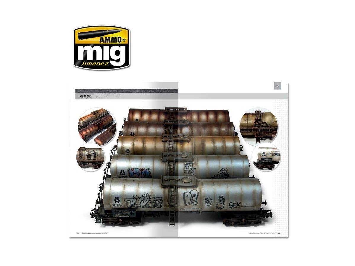 Ammo Mig Modelling School: Railway Modelling Painting Realistic Trains (English) | 8432074062509