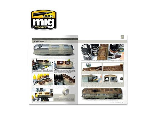 Ammo Mig Modelling School: Railway Modelling Painting Realistic Trains (English) | 8432074062509