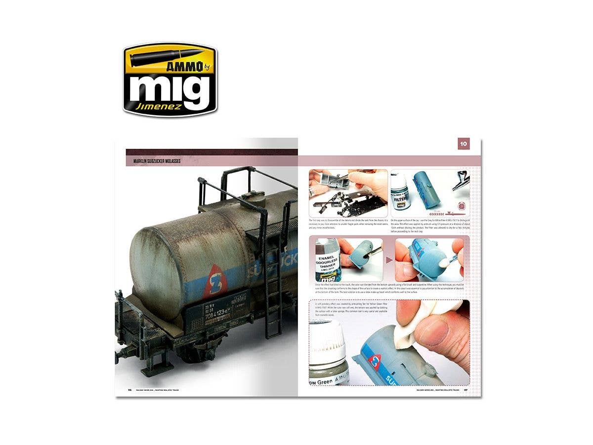 Ammo Mig Modelling School: Railway Modelling Painting Realistic Trains (English) | 8432074062509