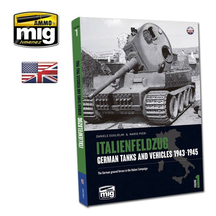 Ammo Mig Italienfeldzug: German Tanks and Vehicles 1943-1945 Vol. 1 (English) | 8432074062615