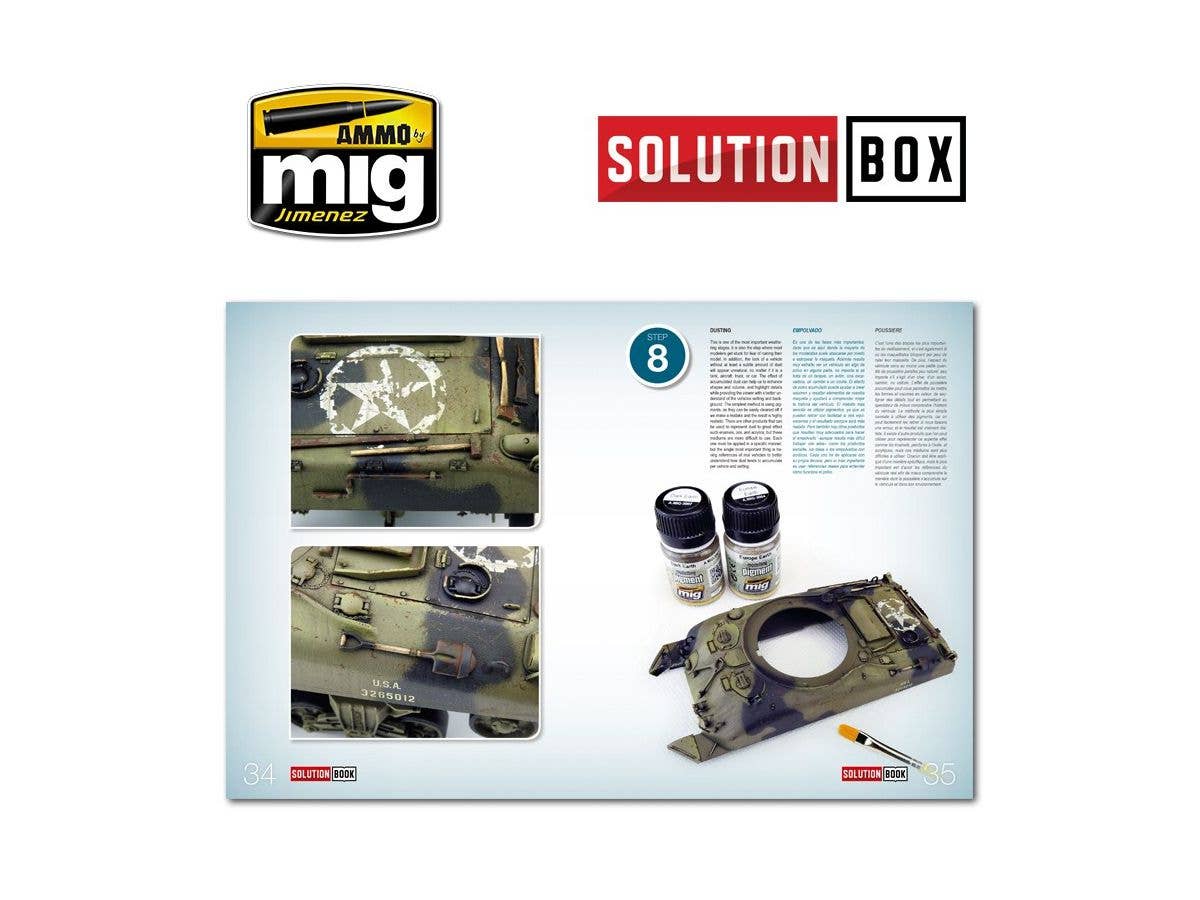 Ammo Mig How to Paint WWII USA ETO Vehicles - Solution Book (Multilingual) | 8432074065005