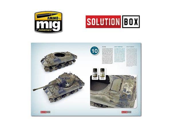 Ammo Mig How to Paint WWII USA ETO Vehicles - Solution Book (Multilingual) | 8432074065005