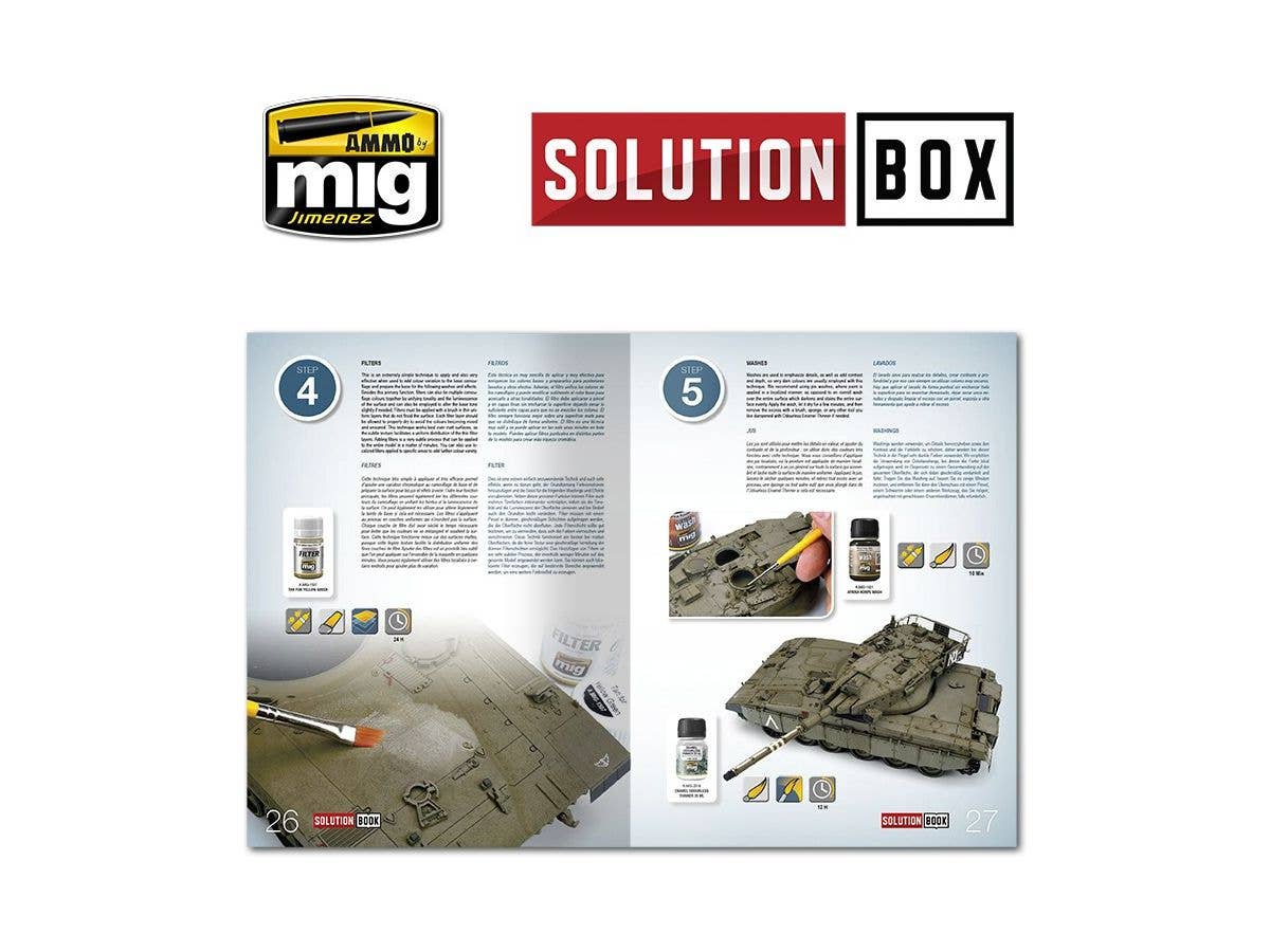 Ammo Mig How to Paint IDF Vehicles - Solution Book (Multilingual) | 8432074065012