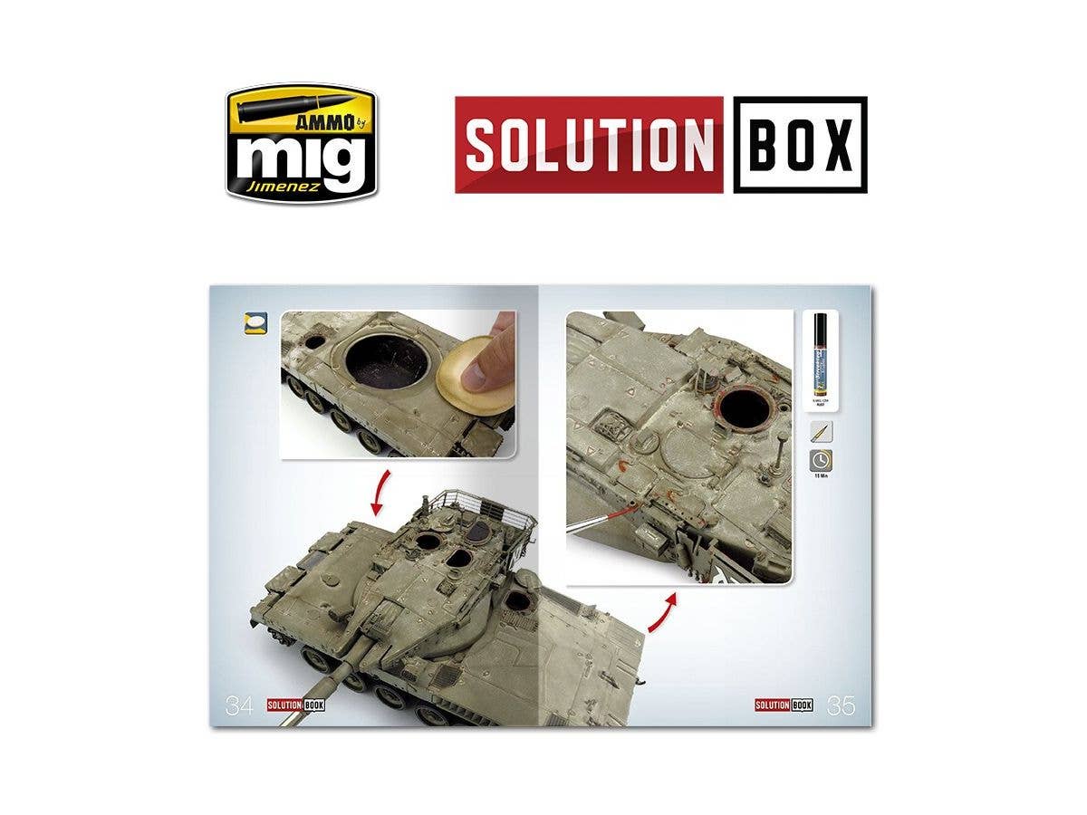 Ammo Mig How to Paint IDF Vehicles - Solution Book (Multilingual) | 8432074065012
