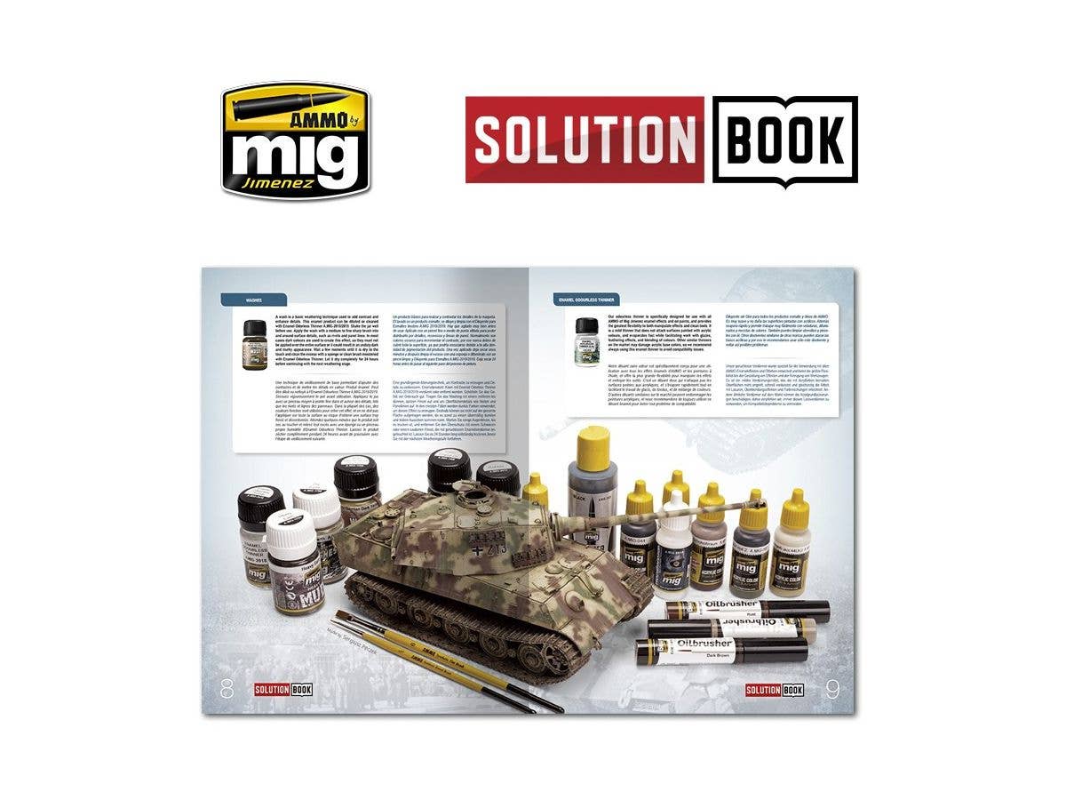 Ammo Mig How to Paint WWII German Late Vehicles - Solution Book (Multilingual) | 8432074065036