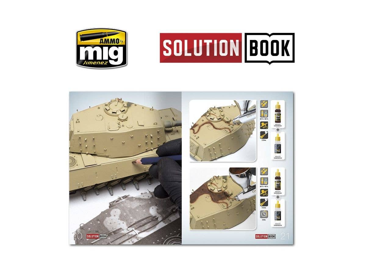 Ammo Mig How to Paint WWII German Late Vehicles - Solution Book (Multilingual) | 8432074065036