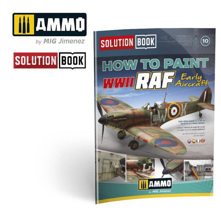Ammo Mig WWII Raf Early Aircraft Solution Book (Multilingual) | 8432074065227