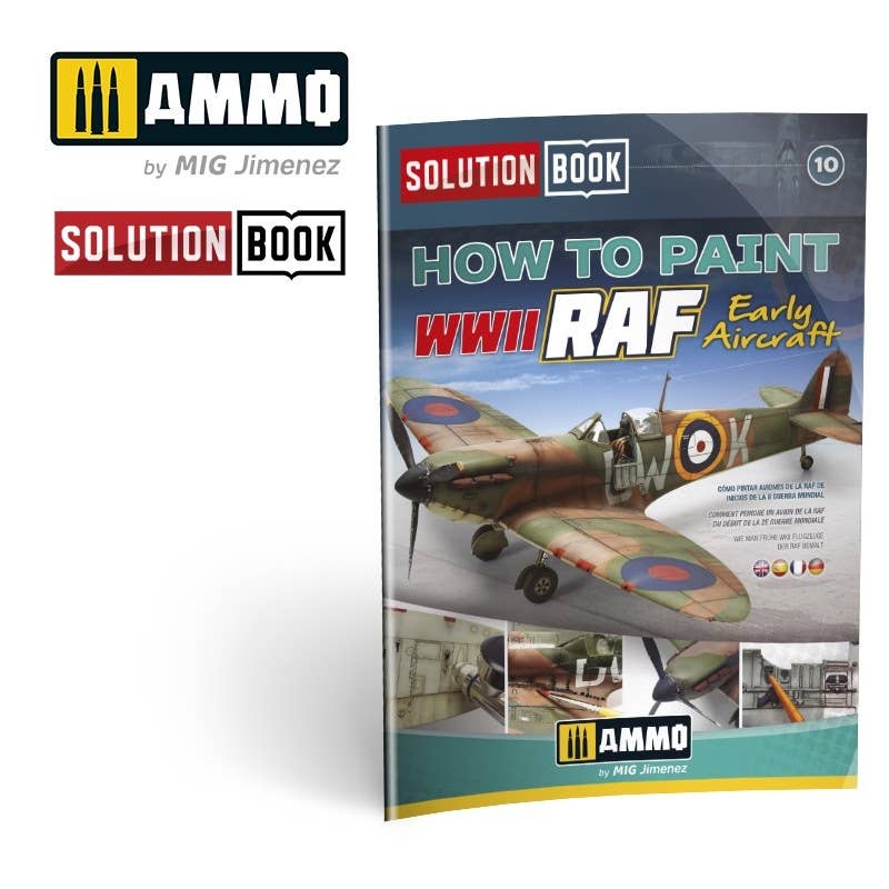 Ammo Mig WWII Raf Early Aircraft Solution Book (Multilingual) | 8432074065227