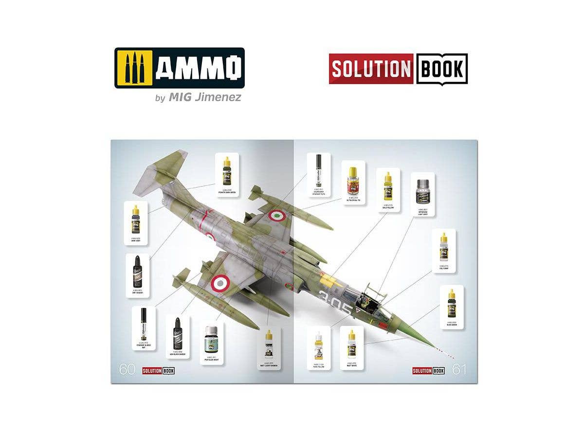 Ammo Mig How To Paint Italian NATO Aircraft Solution Book (Multilingual) | 8432074065258