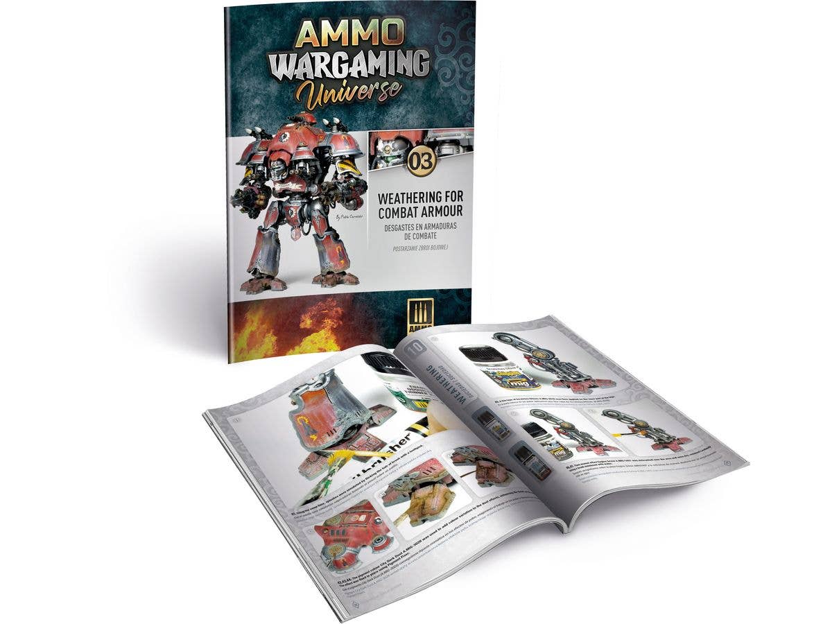 Ammo Mig AMMO WARGAMING UNIVERSE Book 03 – Weathering Combat Armour (English, Castellano, Polski) | 8432074069225